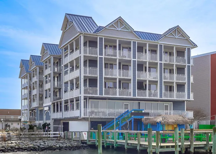 Steps To Bay! 4th-floor Ocean Inlet Escape Ocean City